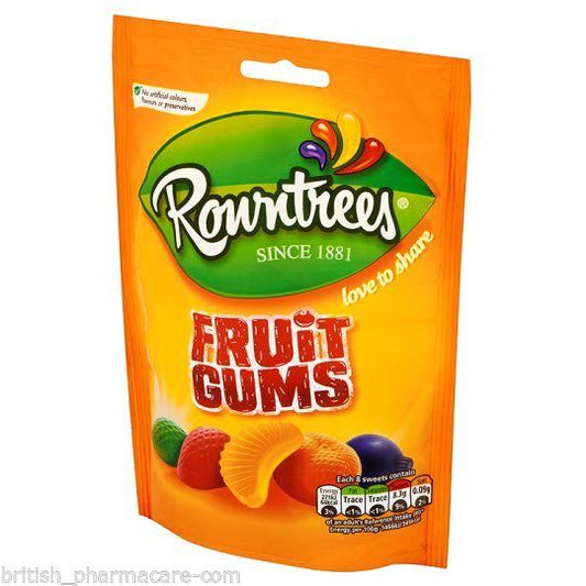 Rowntrees Fruit Gums Sweets Bag 150g