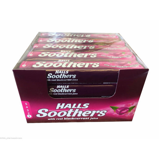 Halls Soothers Blackcurrent - Pack of 20