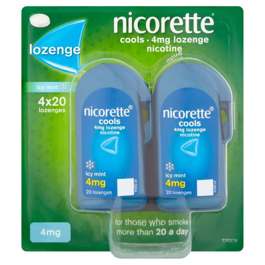 Nicorette Cools Lozenges Mint 4mg 80 Pack (4x20)