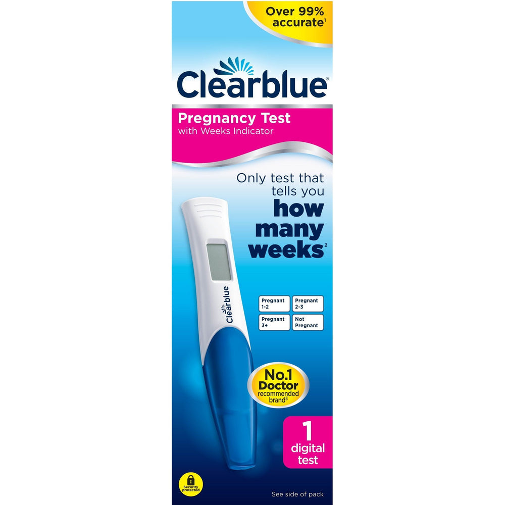 Curated visual reference: Picture Idea: Clearblue Digital Pregnancy Test With Weeks Indicator Single Test