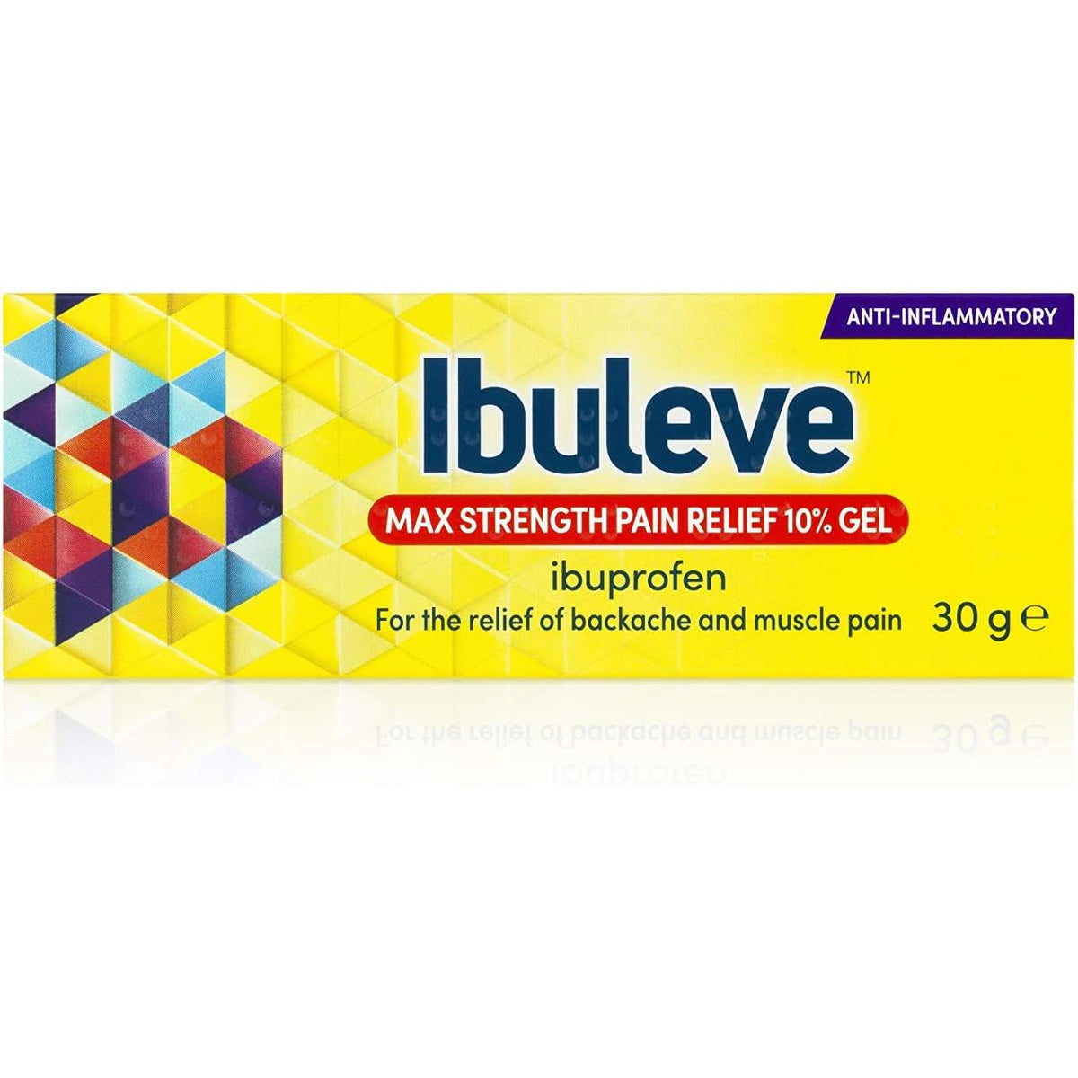 Ibuleve Max Strength 10% 30g yellow box