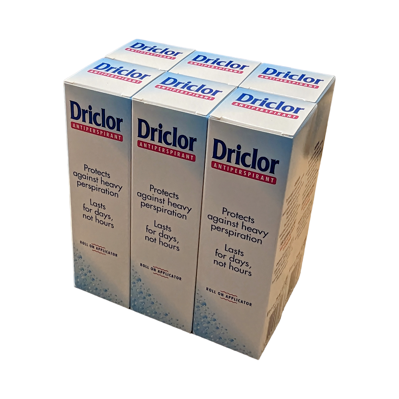 Driclor Roll On Applicator Antiperspirant 75ml - pack of 6