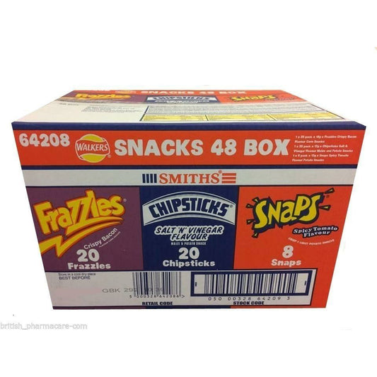 Walkers Snacks 48 Box
