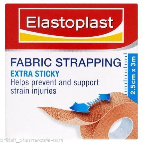 Elastoplast 2.5cm x 3m Fabric Strapping