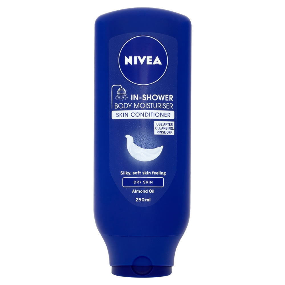 Nivea InShower Body Moisturiser Dry 250ml British Pharmacare