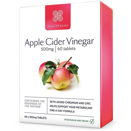 Healthspan Apple Cider Vinegar Tablets 60 x 500mg