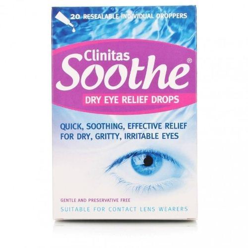 Clinitas Soothe Dry Eye Drops 20x0.5ml