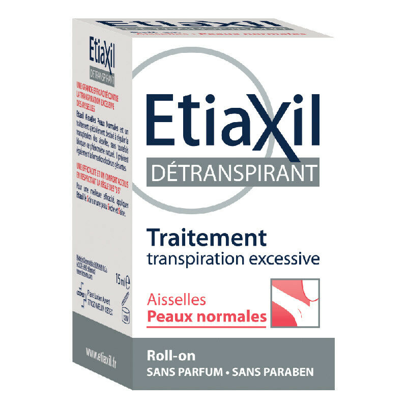 Etiaxil Roll-On Antiperspirant 15ml Normal Skin (red)