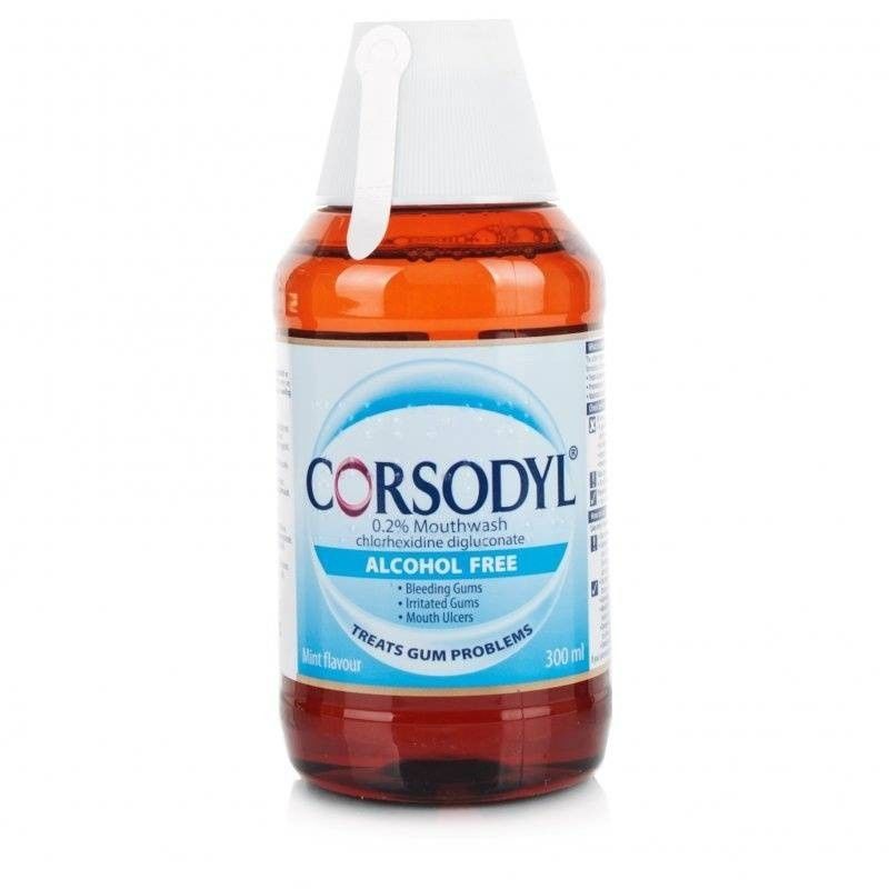 Corsodyl Alcohol Free Mint Mouthwash - 300ml