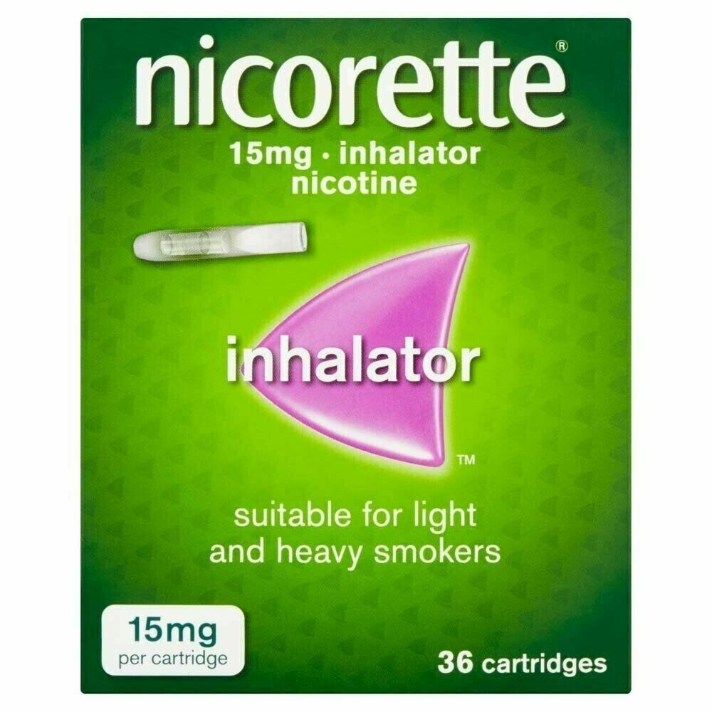 Nicorette Inhalator 15mg 36 Cartridges