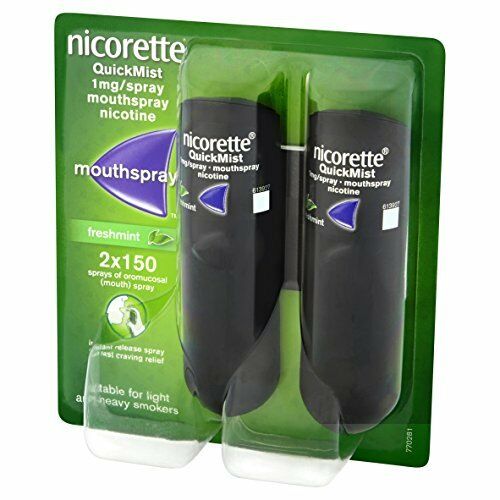 Quickmist Packshot Nicorette Quickmist Mouth Spray Duo Pack 1mg ā British Pharmacare