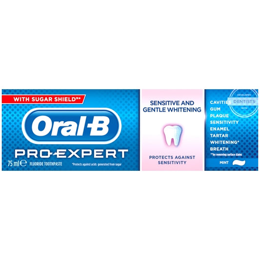 Oral-B Pro Expert Sensitive & Gentle Whitening Toothpaste 75ml