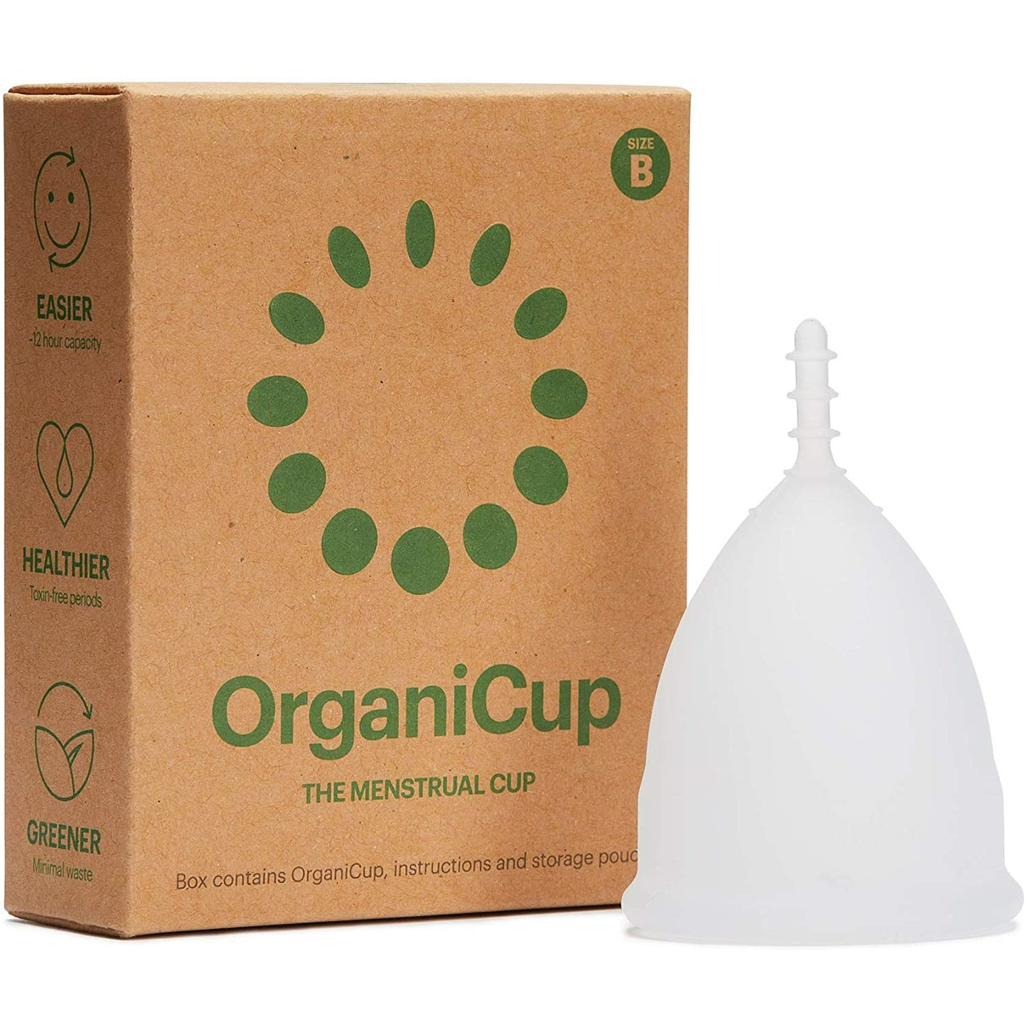 OrganiCup Menstrual Cup B-cup 15g