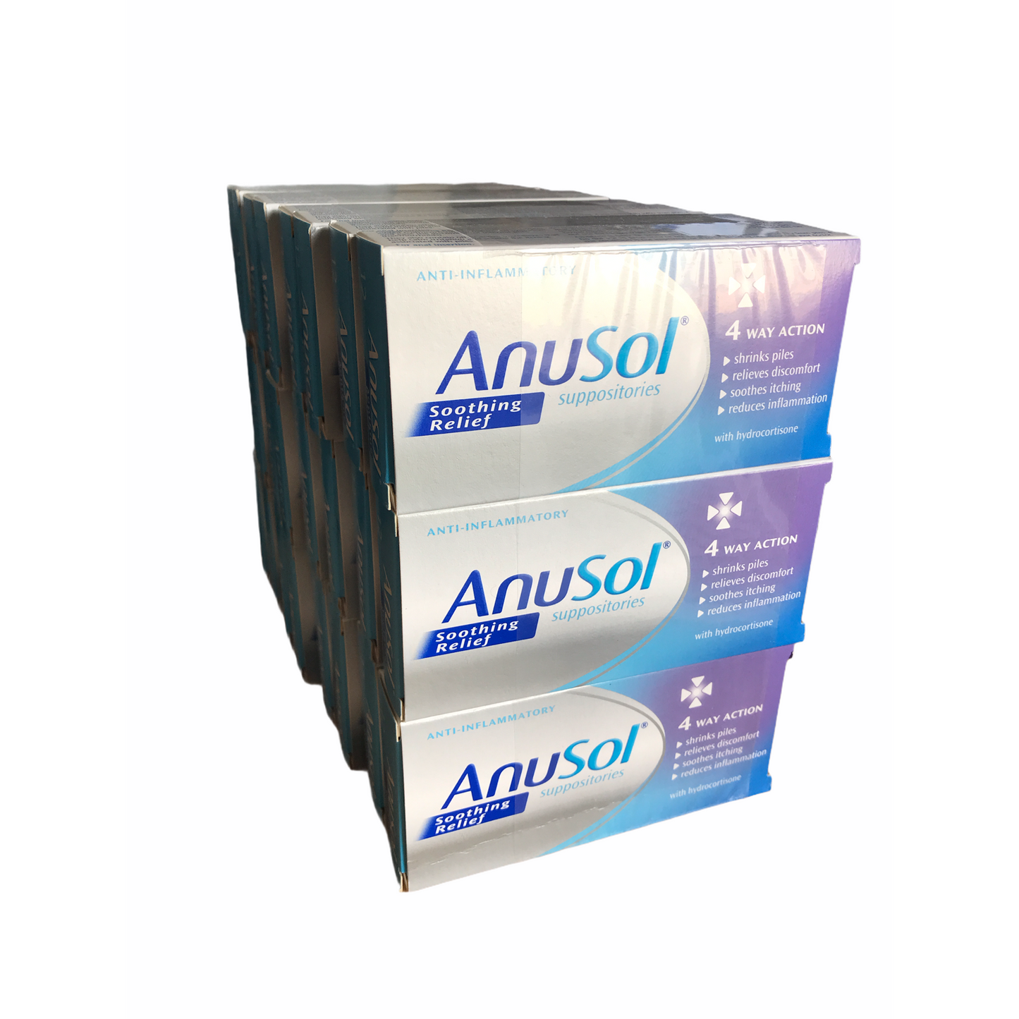 Anusol Soothing Relief Suppositories 12 Suppositories x 24