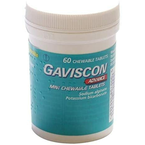 Gaviscon Advance Mint Chewable Tablets 60 Tablets