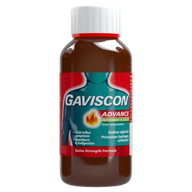Gaviscon Advance Peppermint Flavour Oral Suspension, 300ml