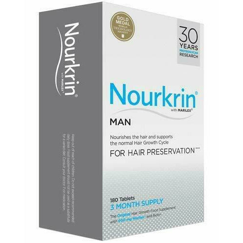 Nourkrin Man For Hair Growth - Pack of 180 (3 month Supply)