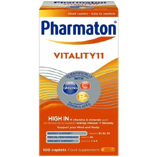 Pharmaton Vitality 11 Multivitamin 100 Capsules