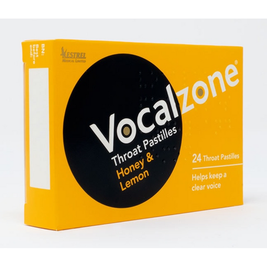 Vocalzone Throat Pastilles Honey & Lemon - 24 Pastilles